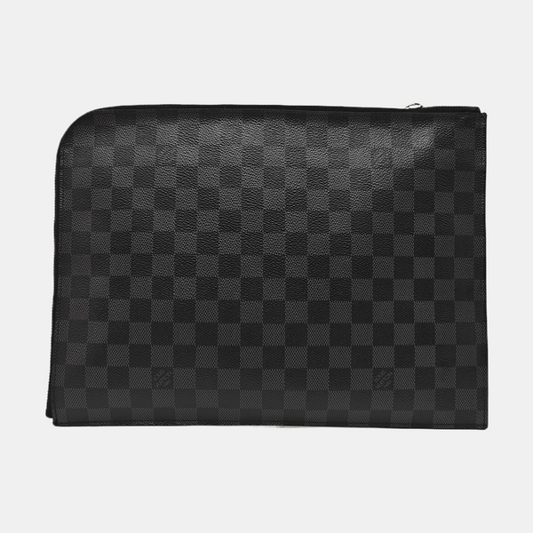 JOUR GM Damier Graphite Coated Canvas Gray