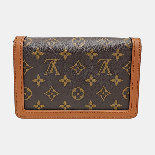 DAUPHINE Monogram Coated Canvas Brown