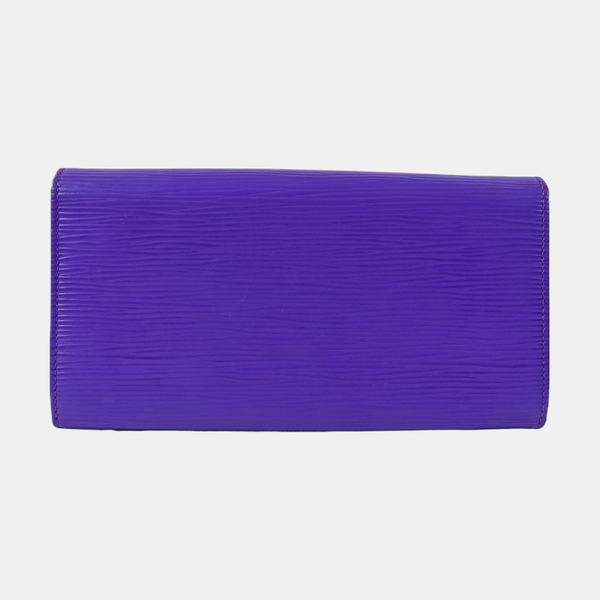 PORTE MONNAIE Epi Purple Wallet