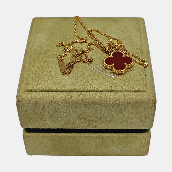 Vintage Alhambra 18k Gold Necklace