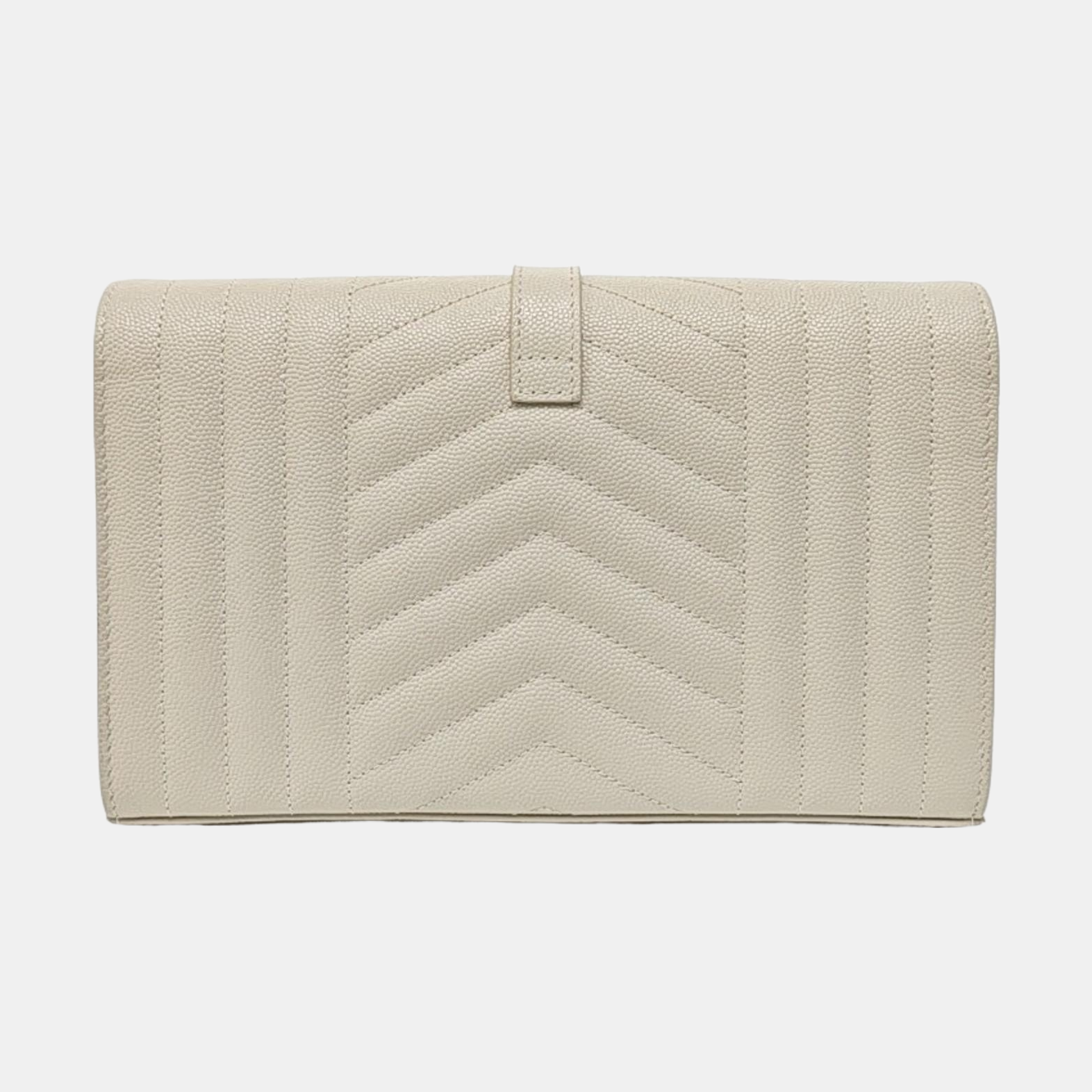 ENVELOPE Small Quilted Calfskin White
