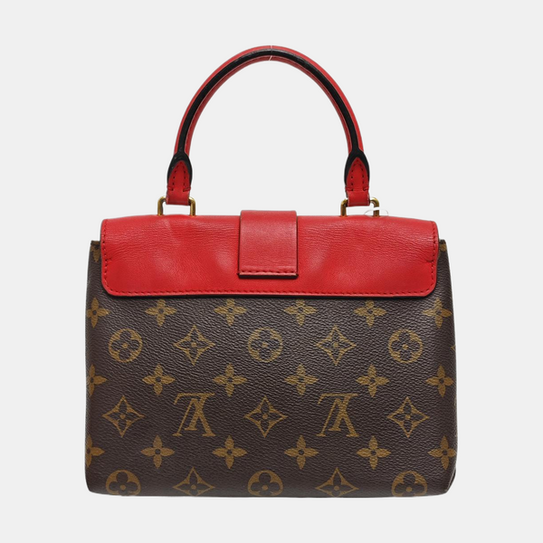 LOCKY BB Monogram Coated Canvas Red