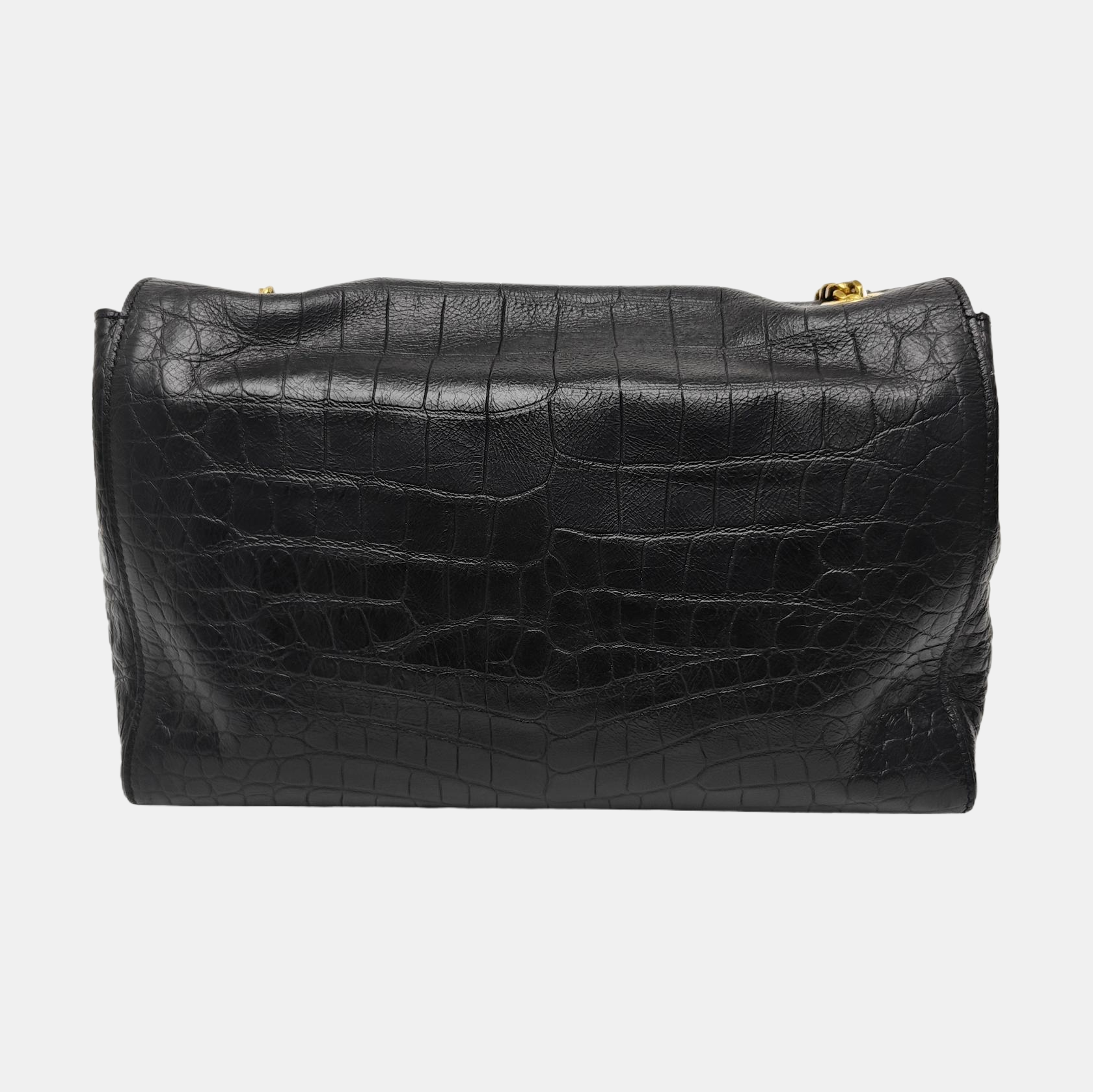 Calfskin Shoulder Bag Black