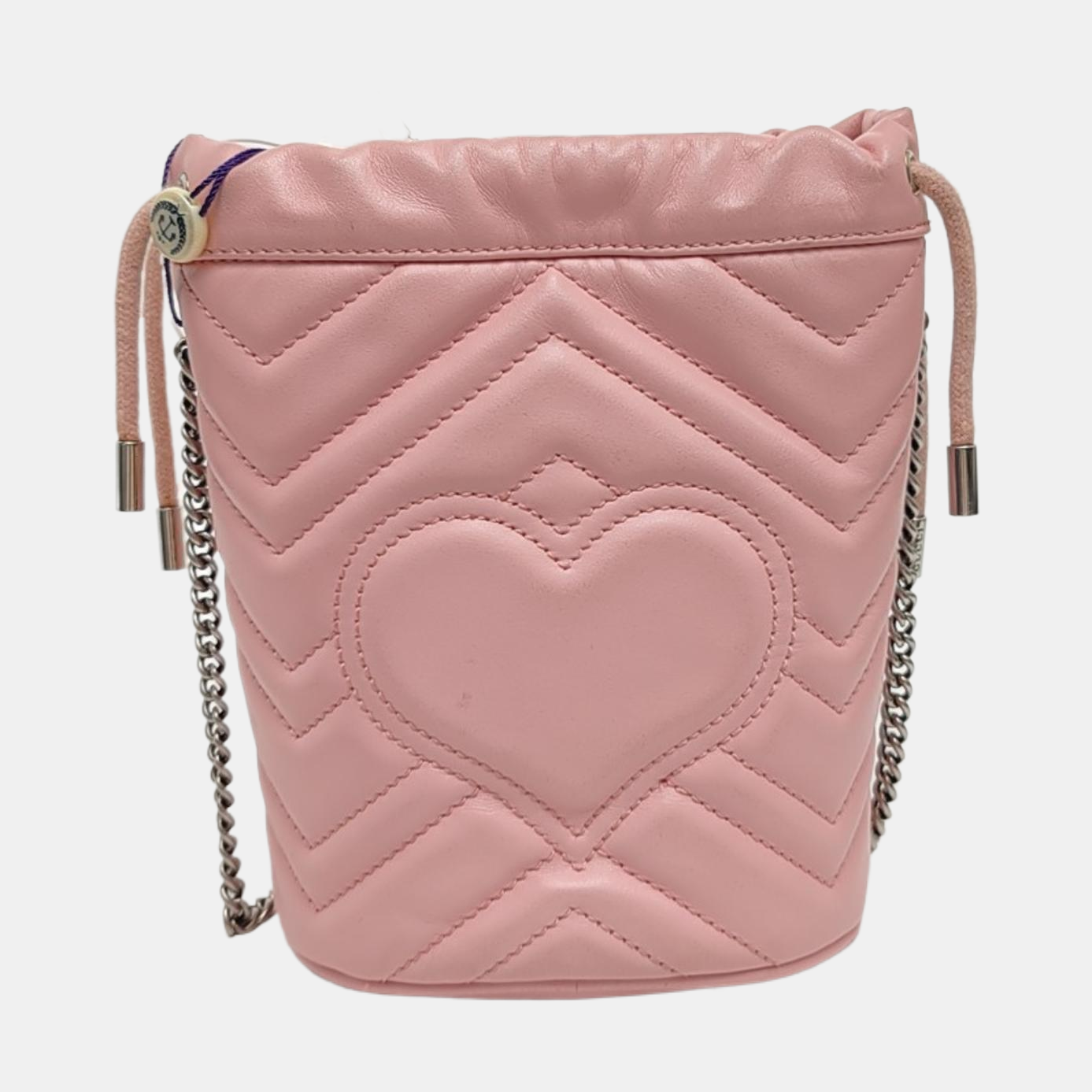 GG Marmont Mini Quilted Calfskin Pink