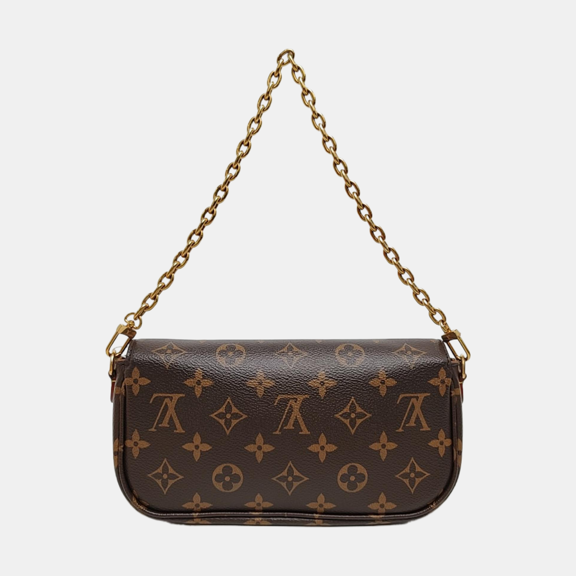 IVY Monogram Coated Canvas Brown