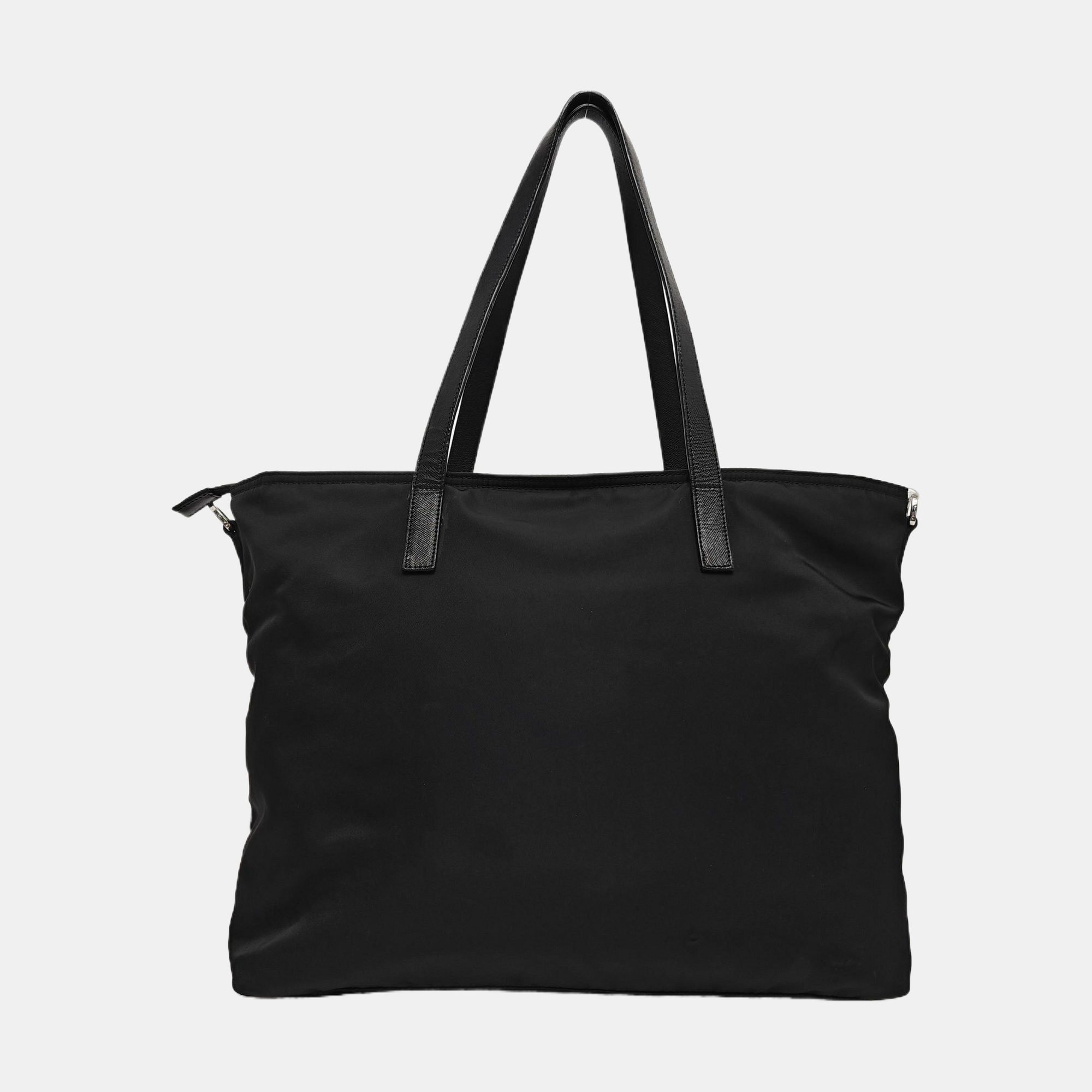 Nylon Tote Bag Black