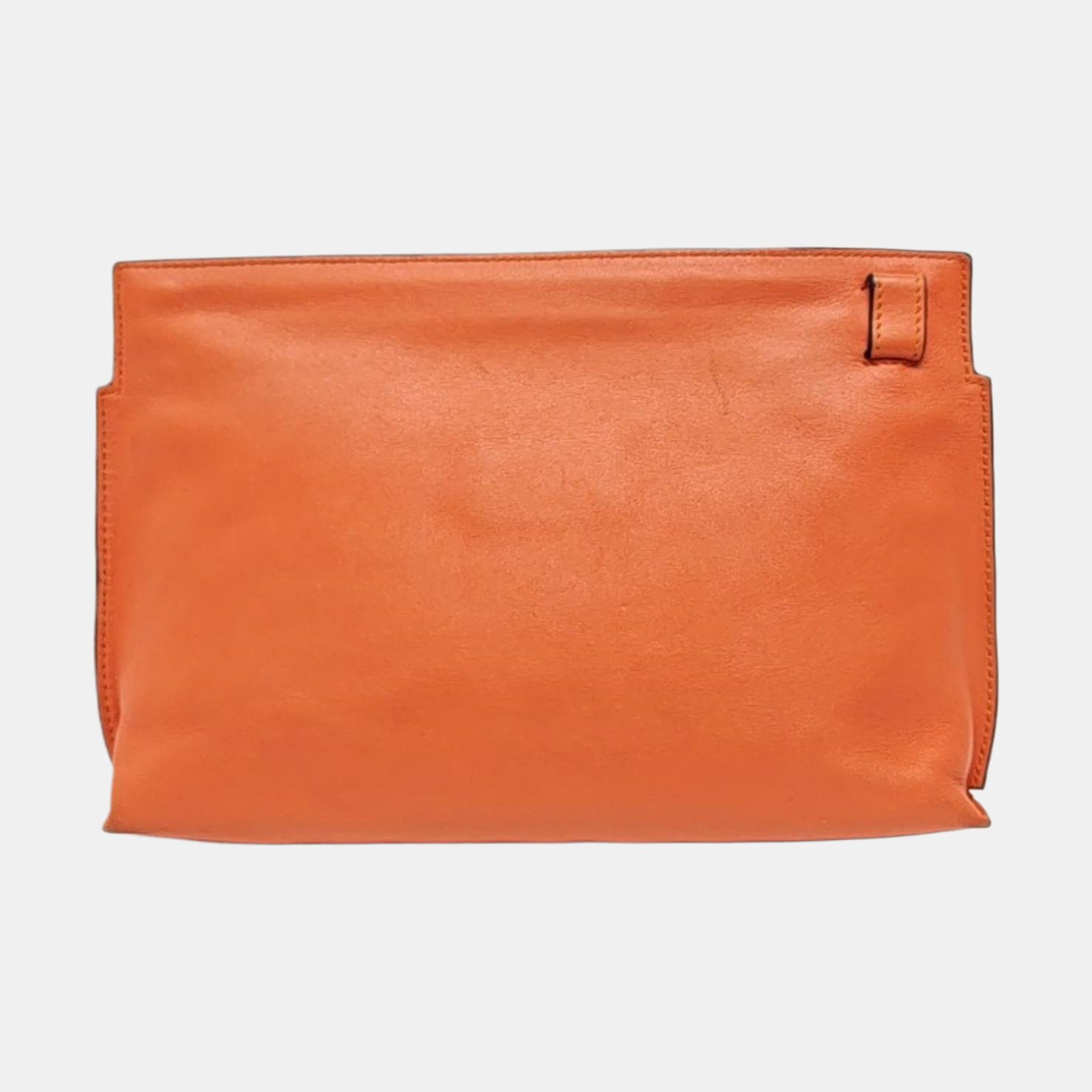 T Pouch Calfskin Orange