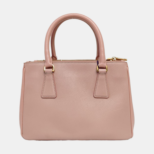 Galleria Small Saffiano Calfskin Pink