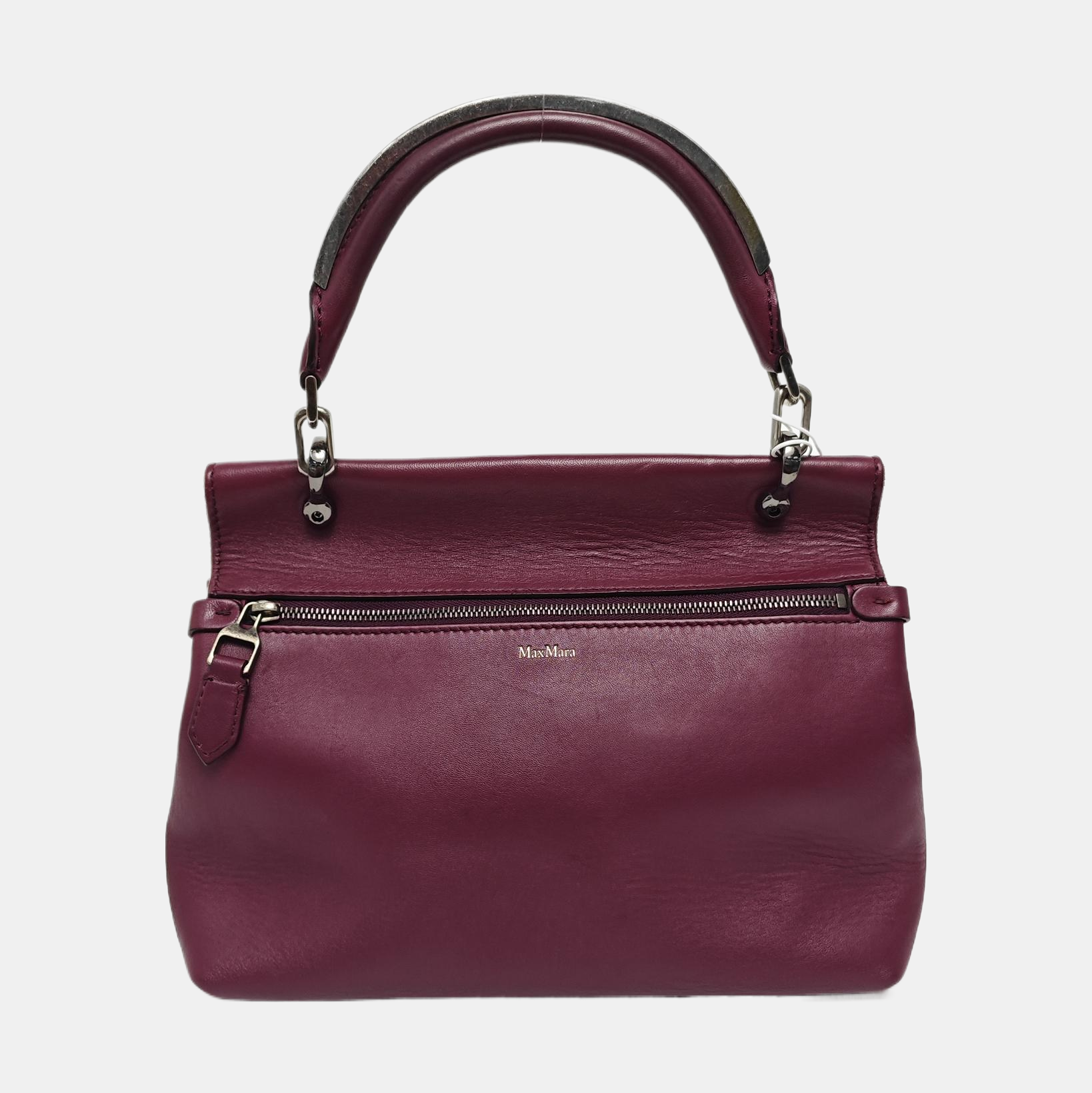 Calfskin Shoulder Bag Purple