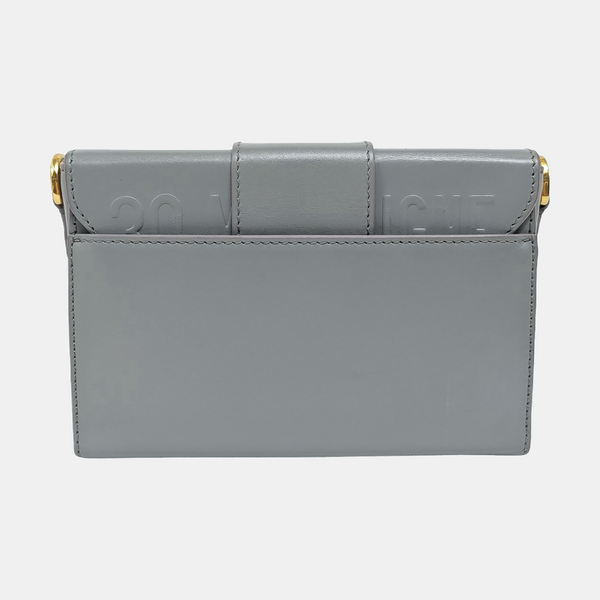 30 Montaigne Mini Oblique Calfskin Gray