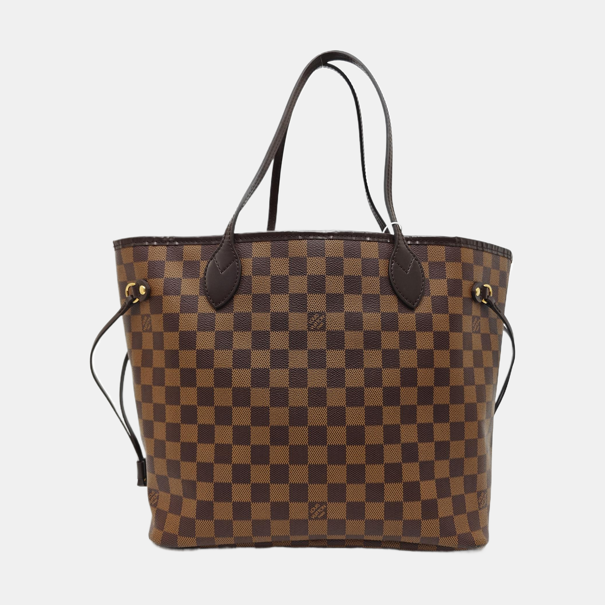NEVERFULL MM Damier Ebene Coated Canvas Brown