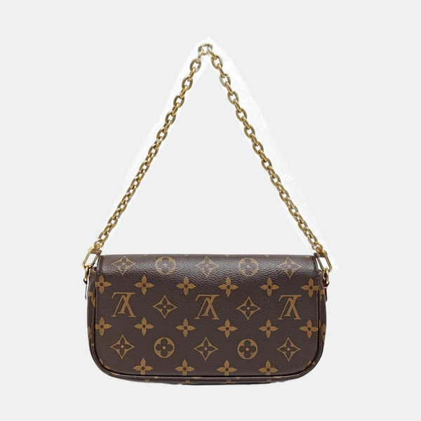 IVY Monogram Coated Canvas Brown
