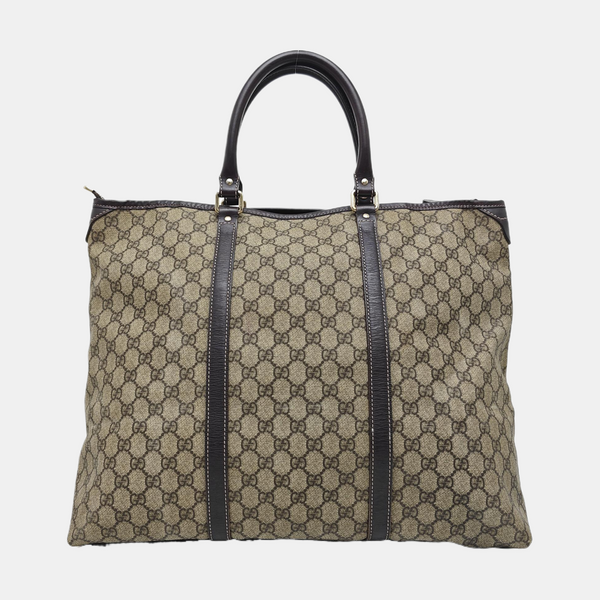 Joy Monogram Coated Canvas Beige