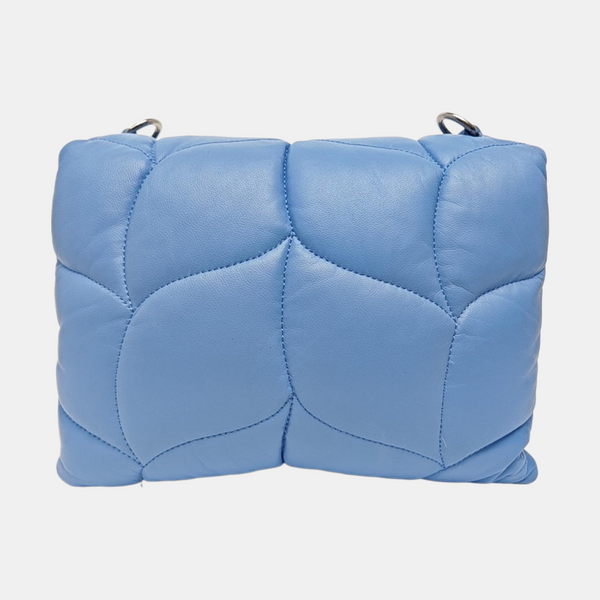 Quilted Lambskin Shoulder Bag Blue