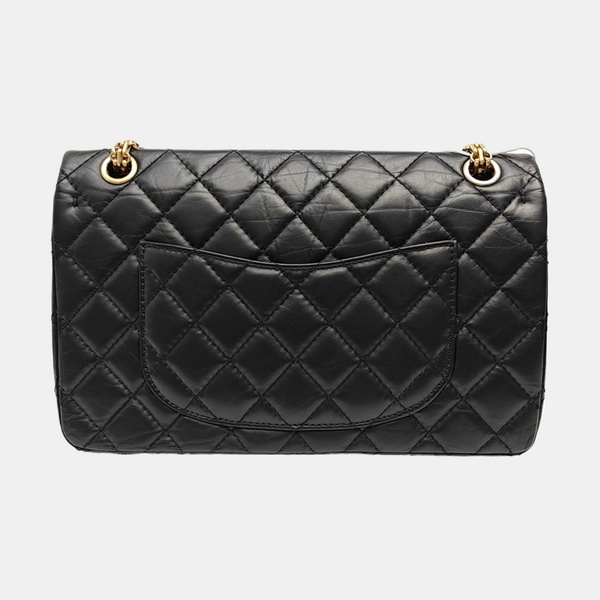 2.55 227 (jumbo) Quilted Calfskin Black