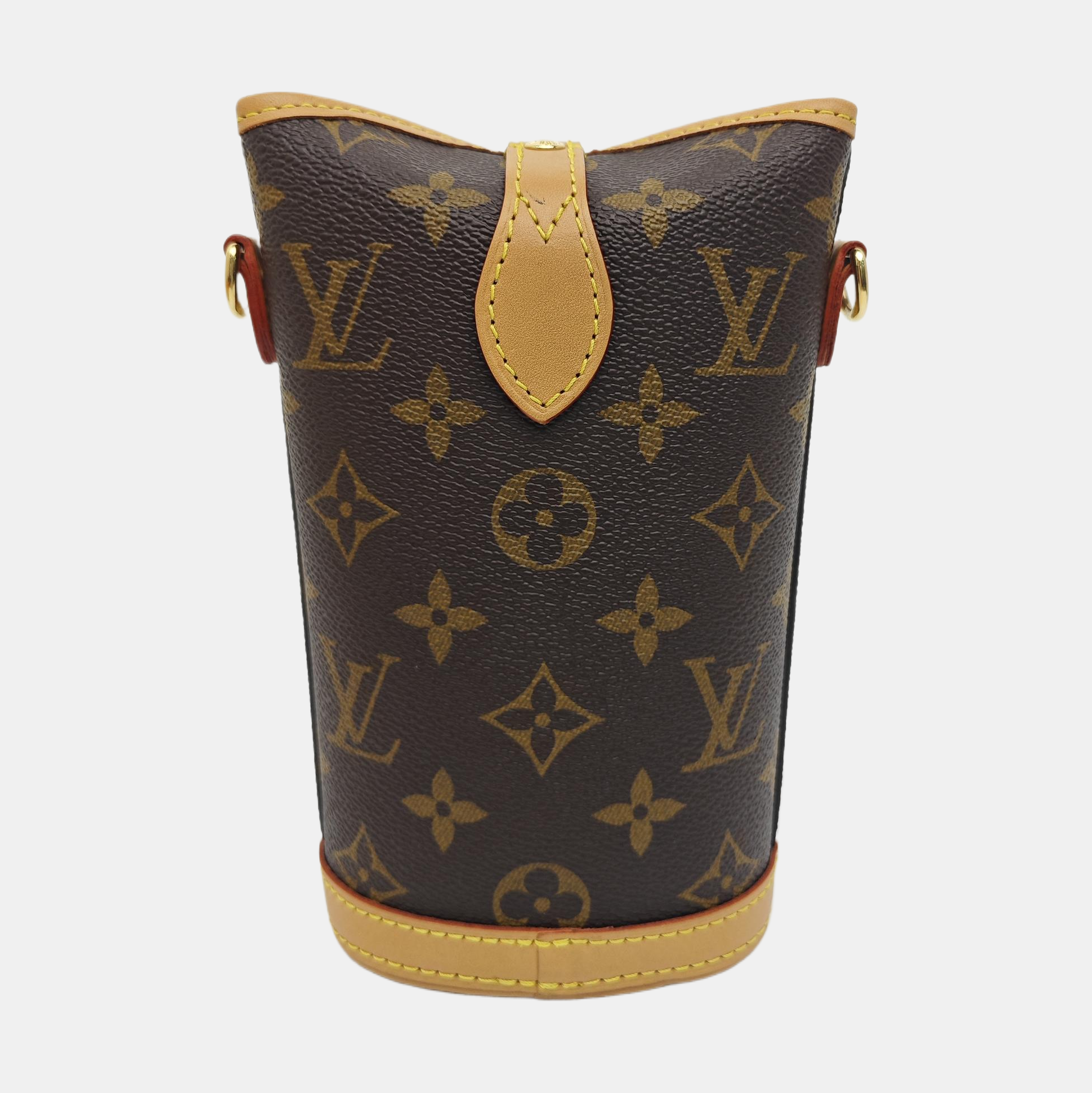 FOLD ME Monogram Coated Canvas Brown