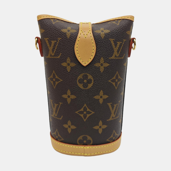 FOLD ME Monogram Coated Canvas Brown