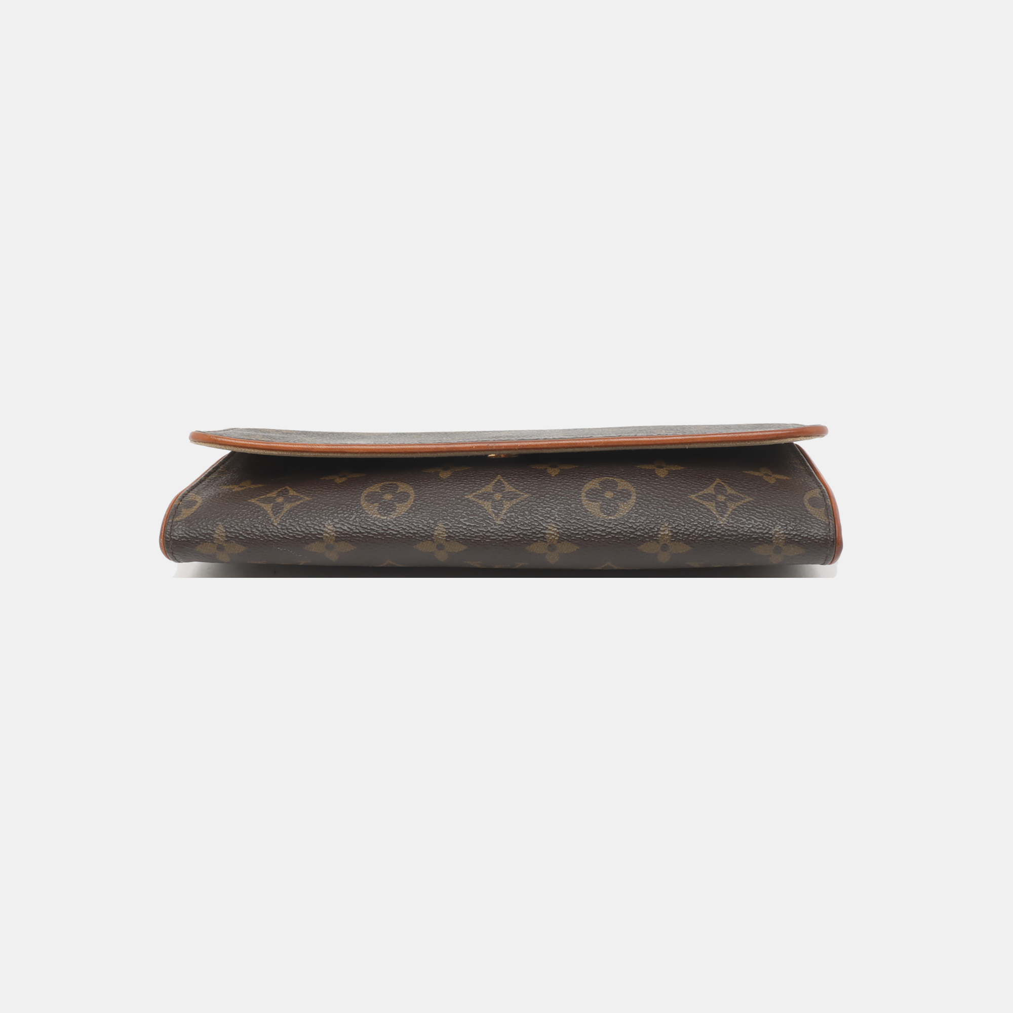 TWIN GM Monogram Coated Canvas Brown