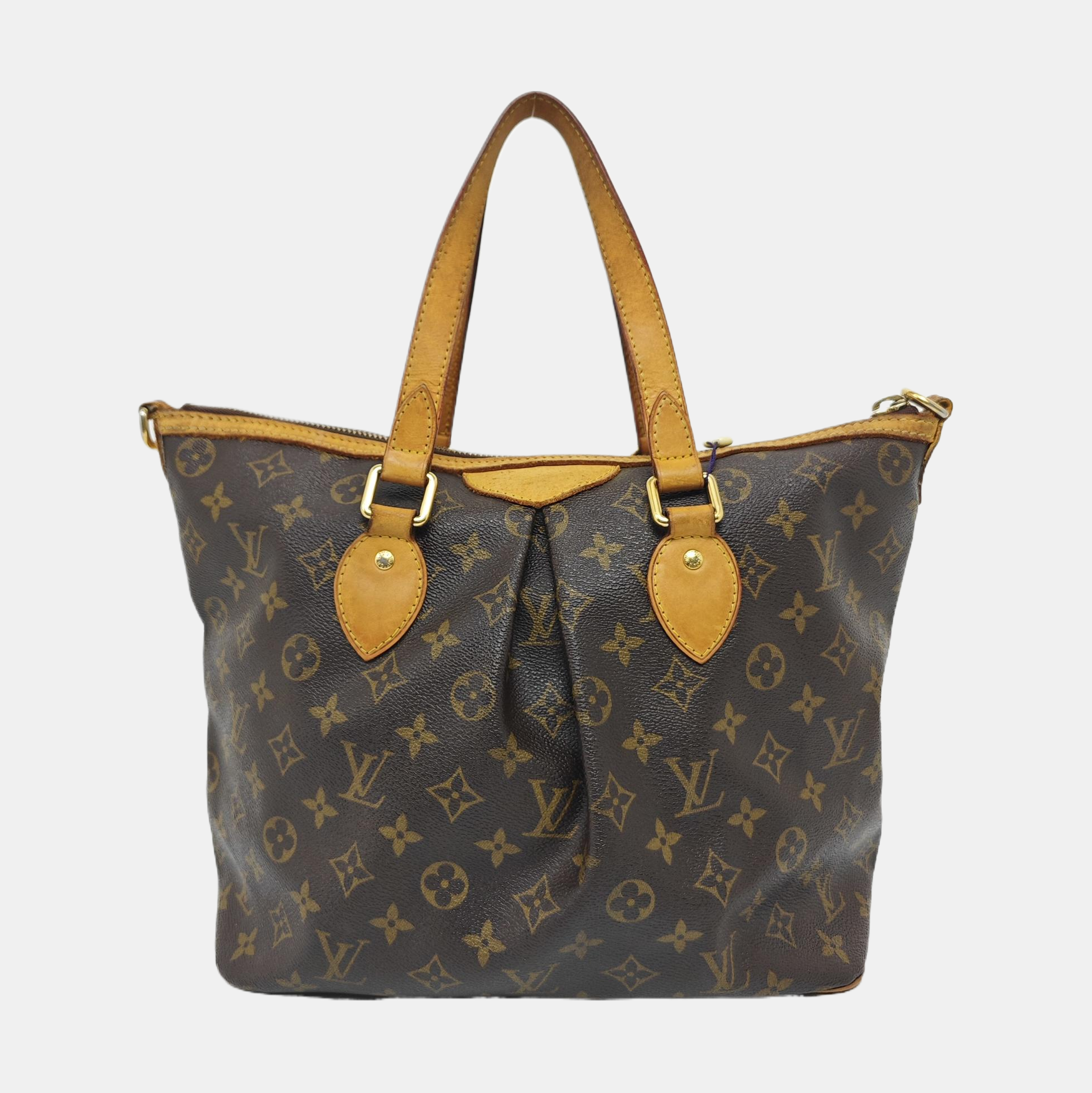 PALERMO PM Monogram Coated Canvas Brown