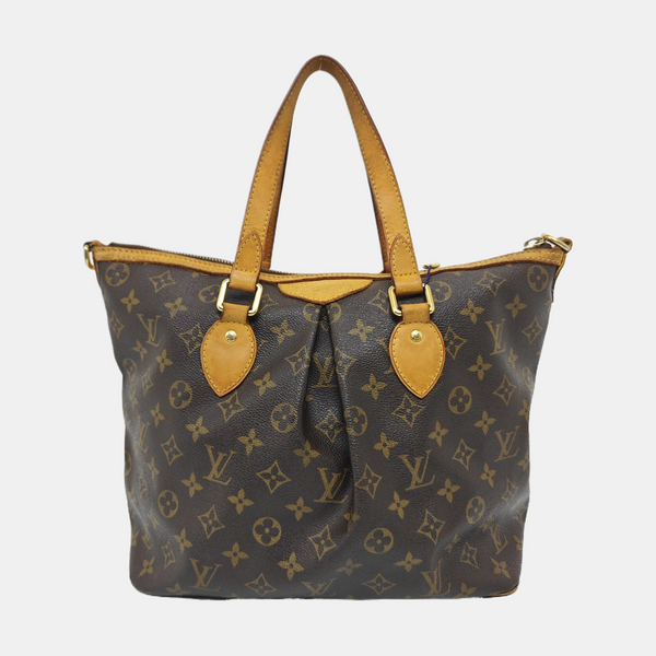 PALERMO PM Monogram Coated Canvas Brown
