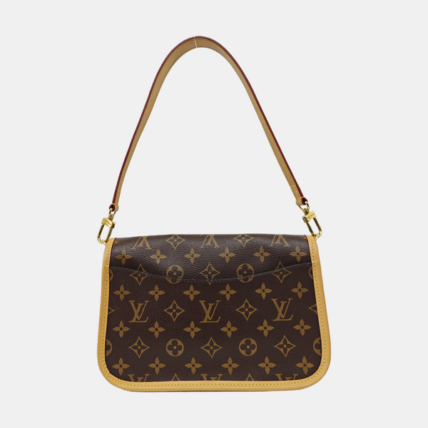 DIANE Monogram Coated Canvas Brown