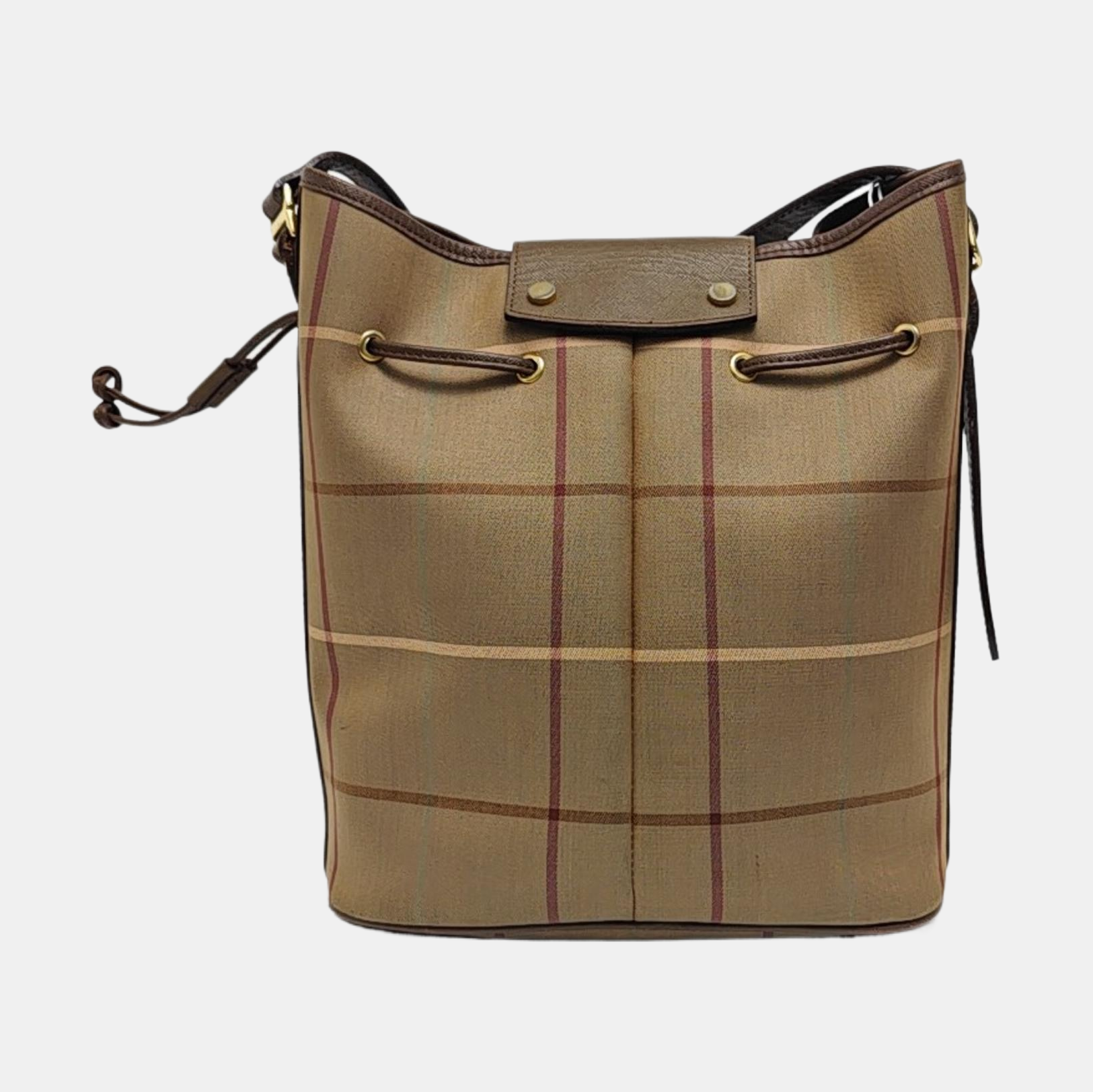 Canvas Bucket Bag Green