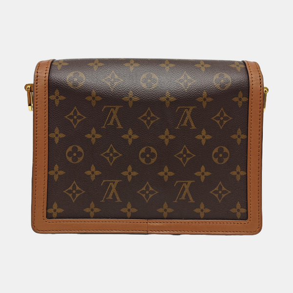 DAUPHINE MM Monogram Coated Canvas Brown