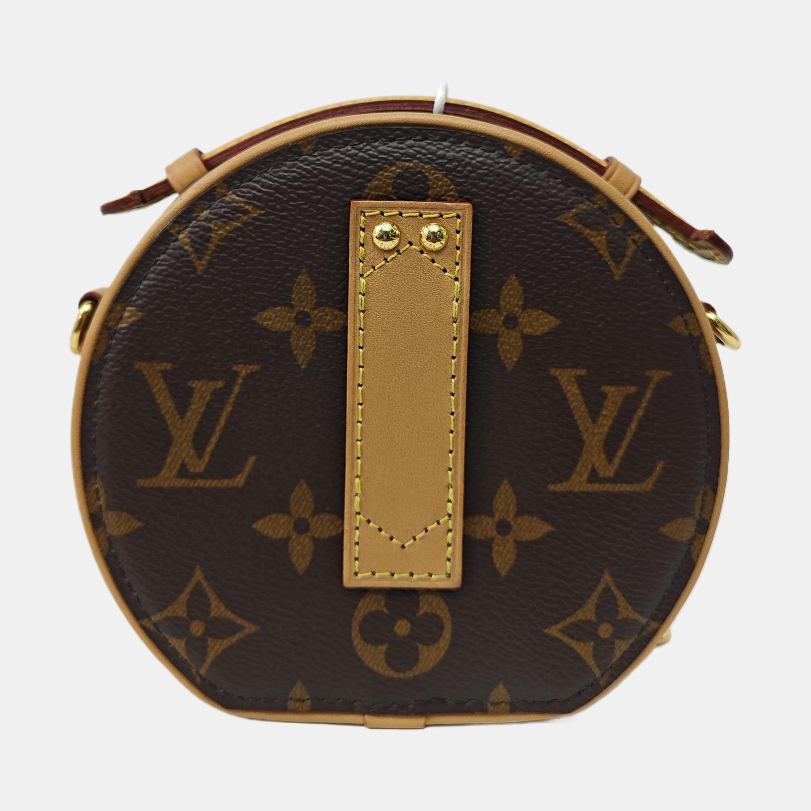 BOITE CHAPEAU Mini Monogram Coated Canvas Brown