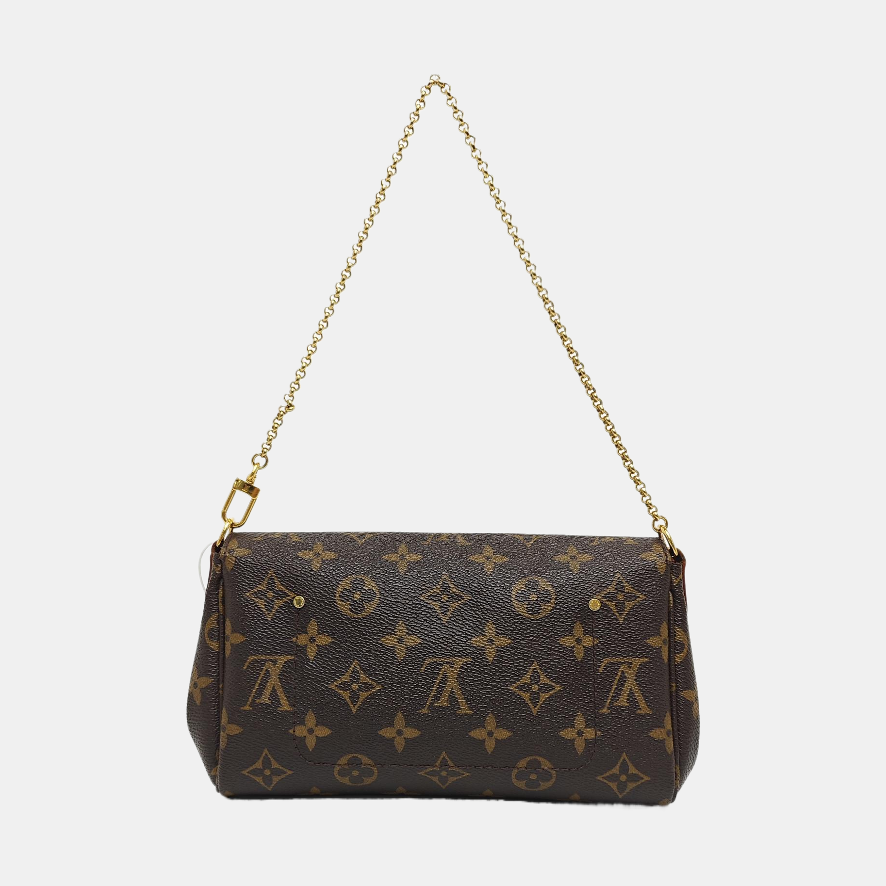FAVORITE PM Monogram Coated Canvas Brown
