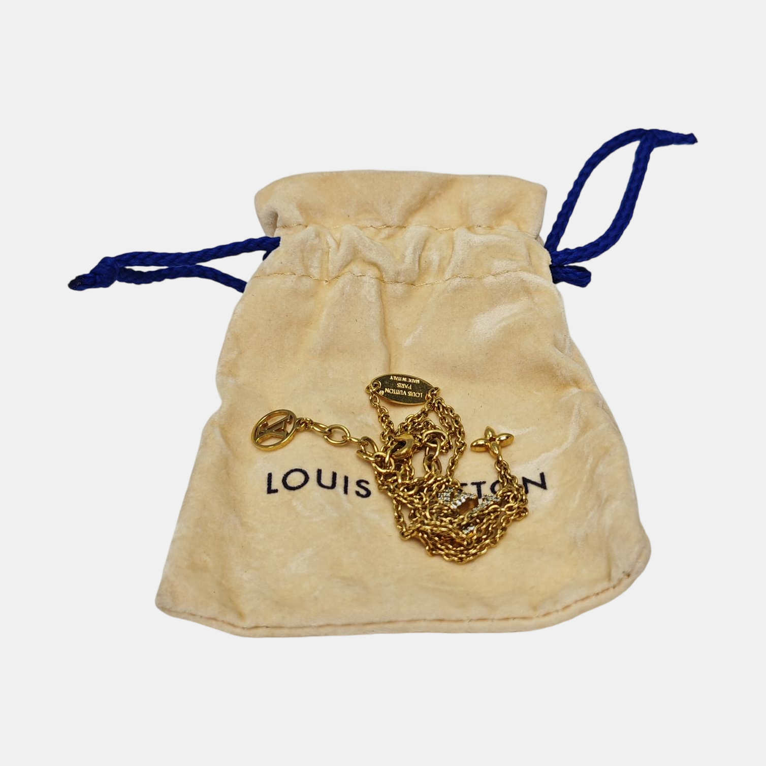 LV ICONIC Metal Gold Necklace