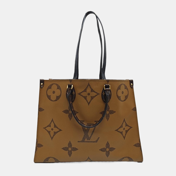 ONTHEGO GM Monogram Coated Canvas Brown