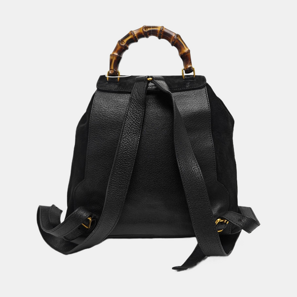 Bamboo 1947 Medium Suede Black