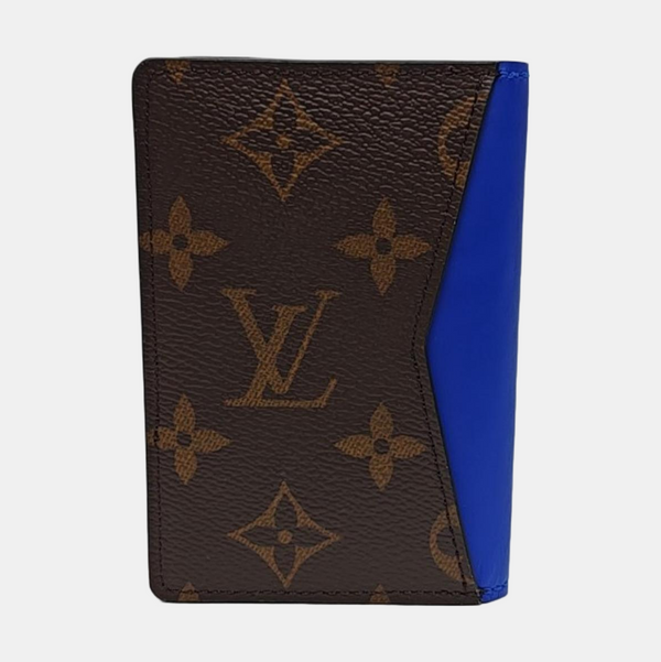 Monogram Coated Canvas Card Holder Brown