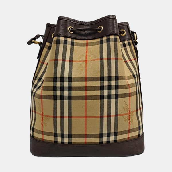 Canvas Bucket Bag Beige