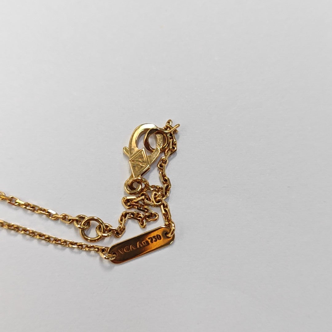 Vintage Alhambra 18k Gold Necklace