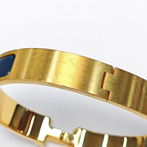 Clic H Metal Gold Bangle