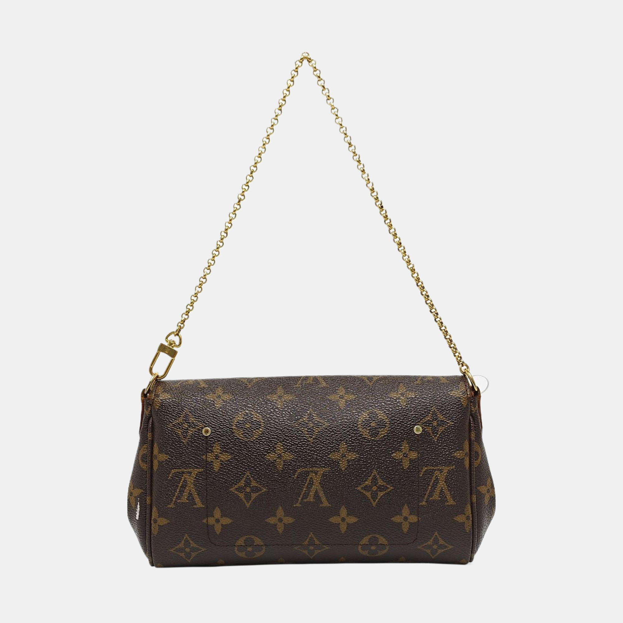 FAVORITE PM Monogram Coated Canvas Brown