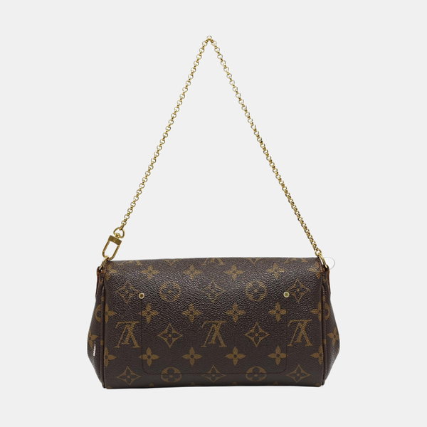 FAVORITE PM Monogram Coated Canvas Brown