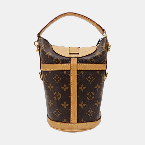 DUFFLE Monogram Coated Canvas Brown