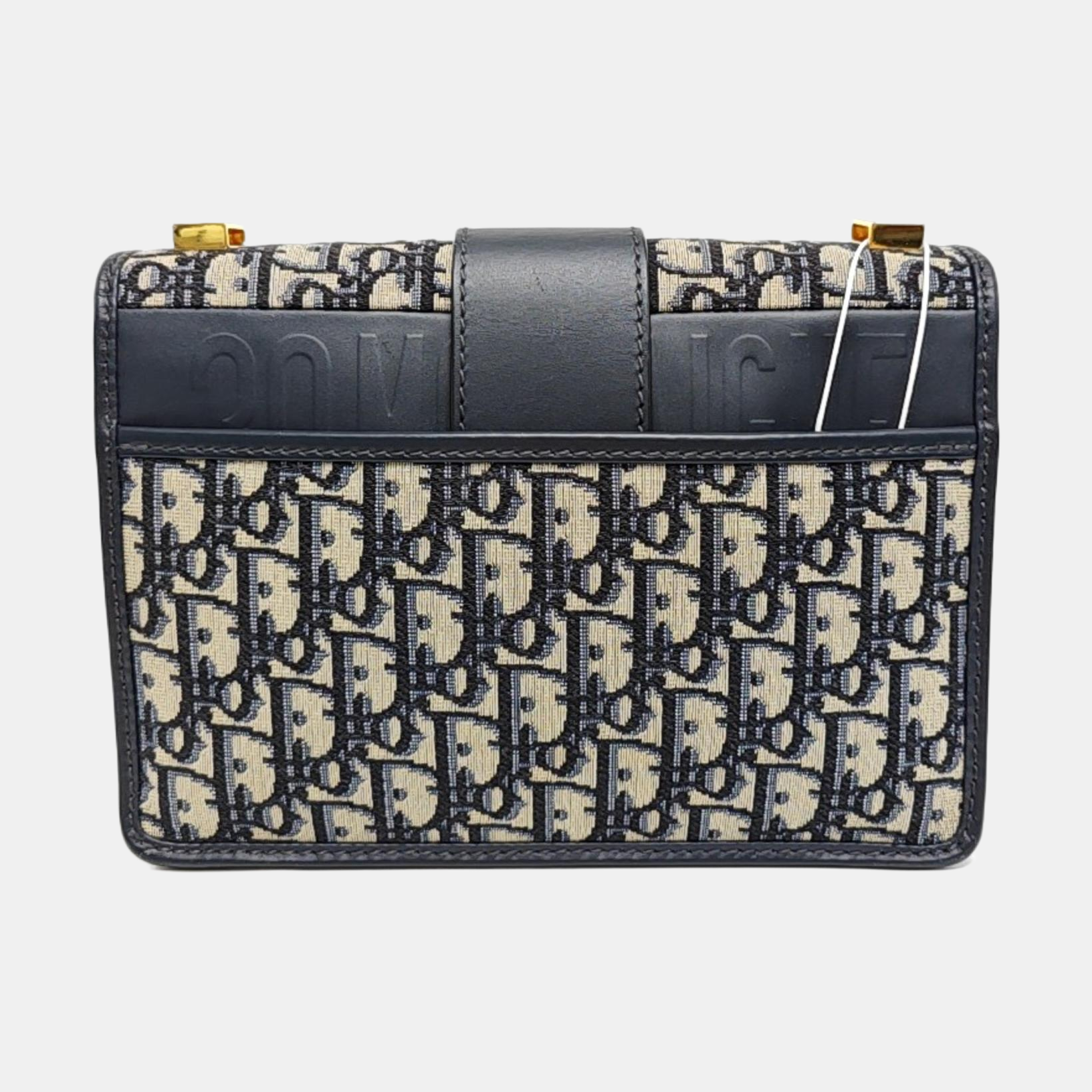 30 Montaigne Oblique Canvas Blue