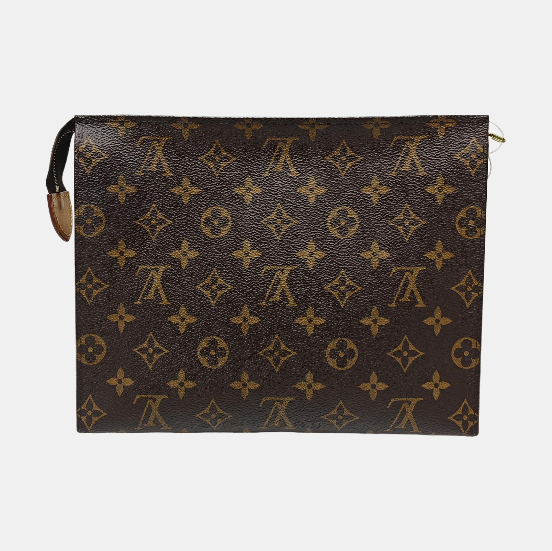 TOILET POCKET 26 Monogram Coated Canvas Brown