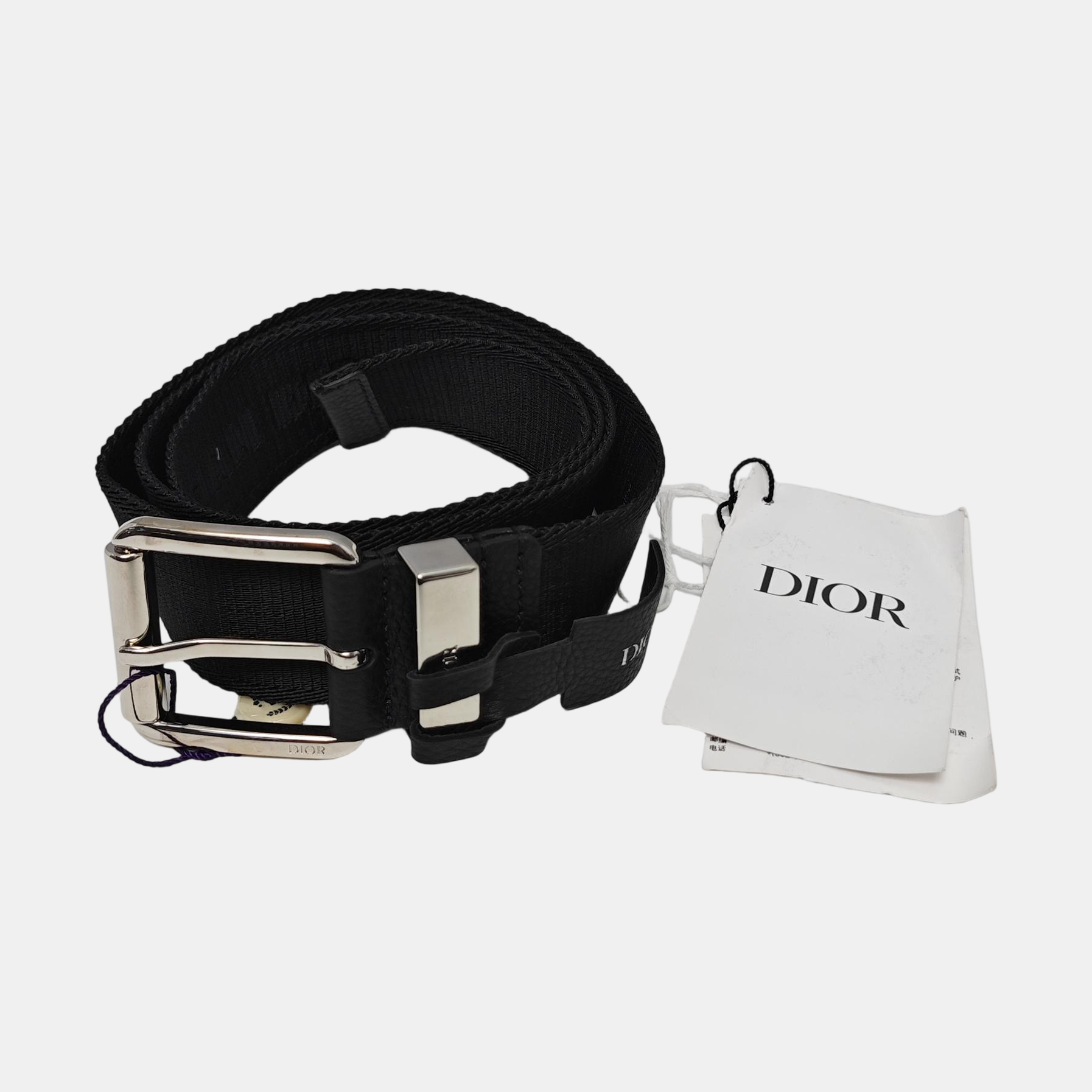 Fabric Belt Black