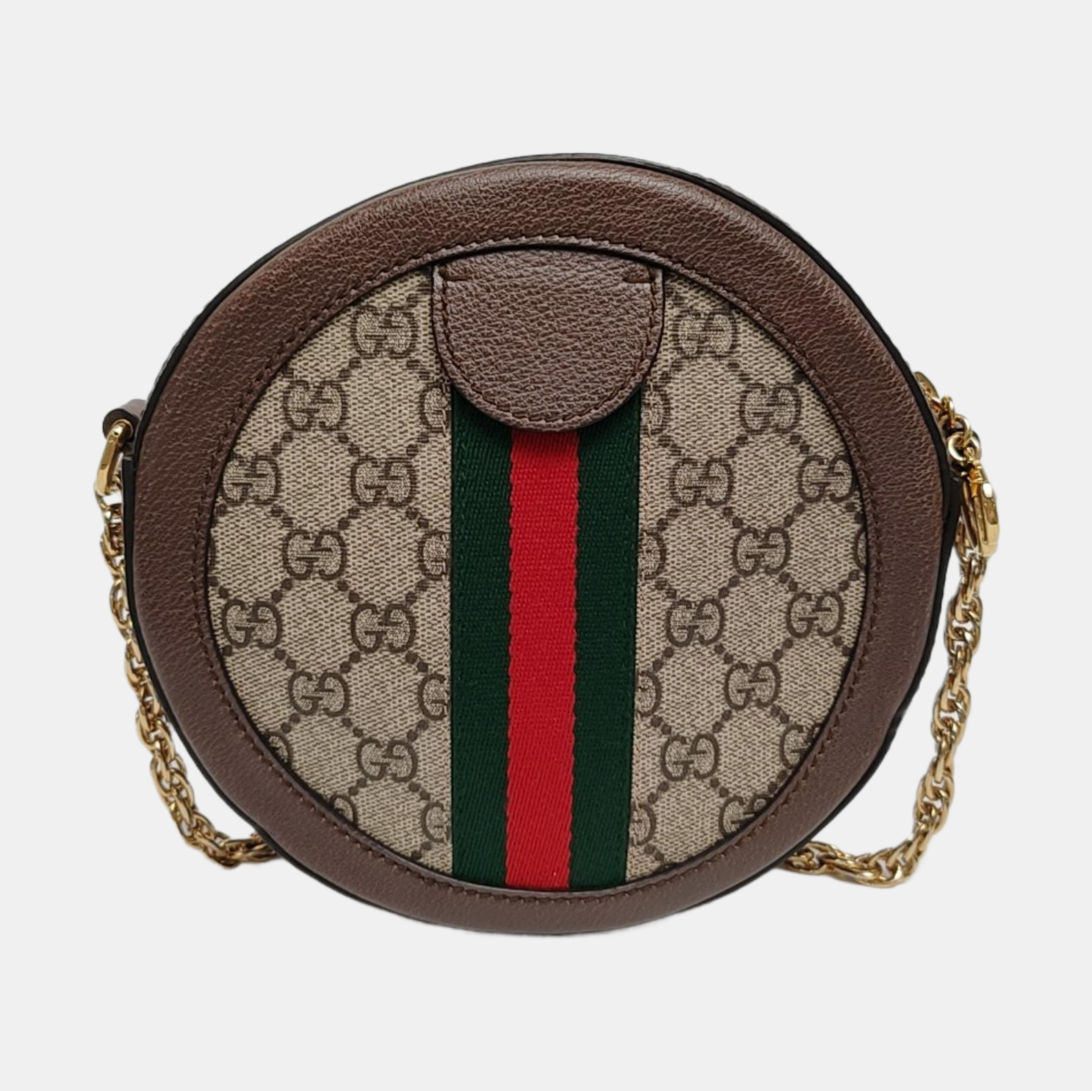 Authenticated pre-owned  Ophidia Mini Monogram Coated Canvas Beige - Shoulder Bag at Looply