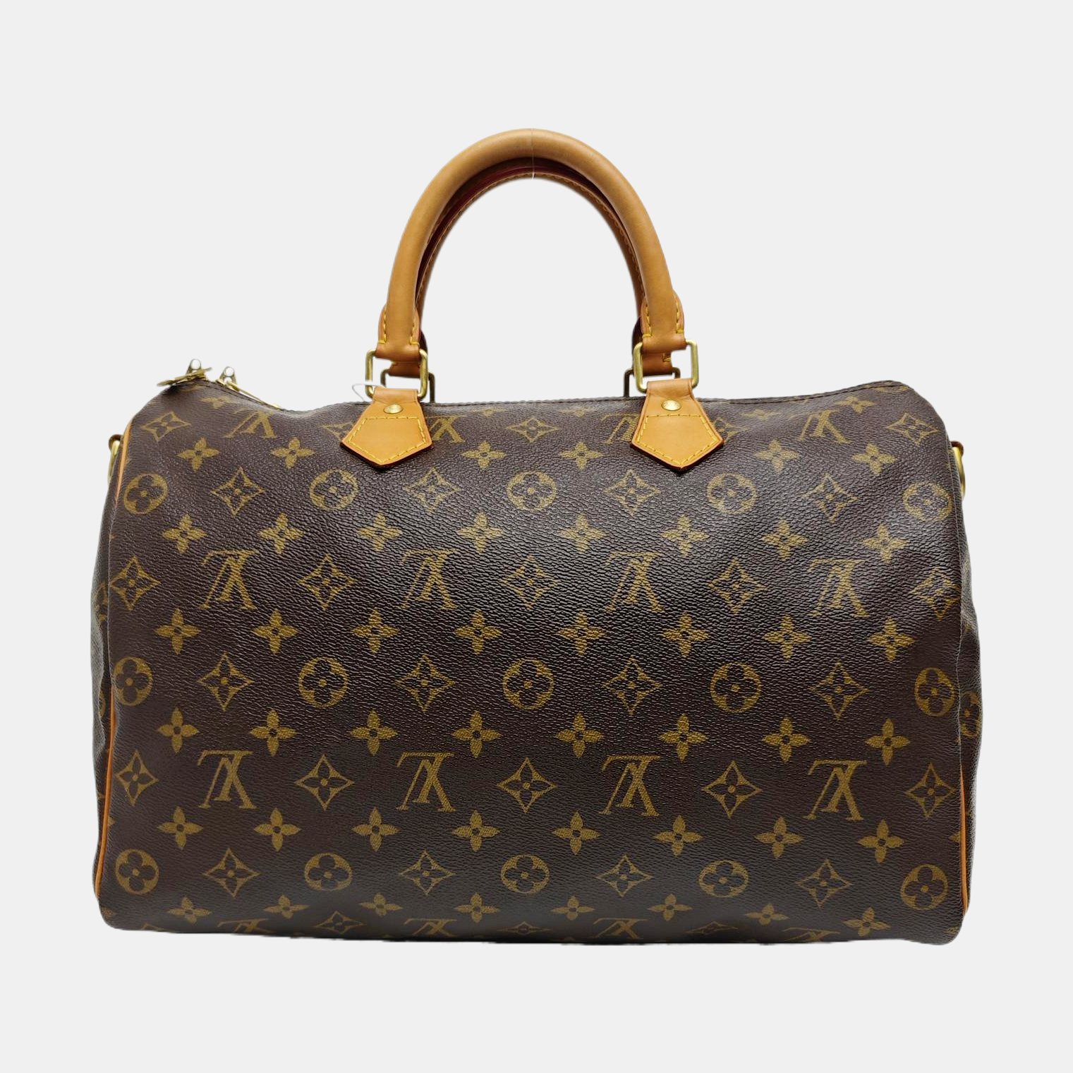 SPEEDY 35 Monogram Coated Canvas Brown