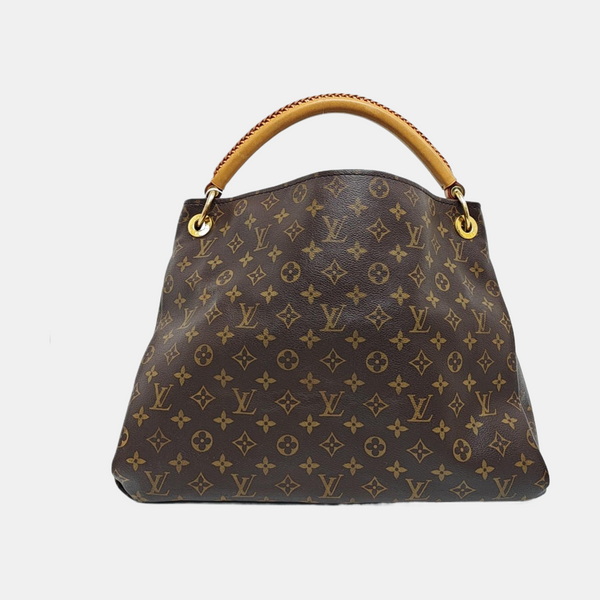 ARTSY MM Monogram Coated Canvas Brown