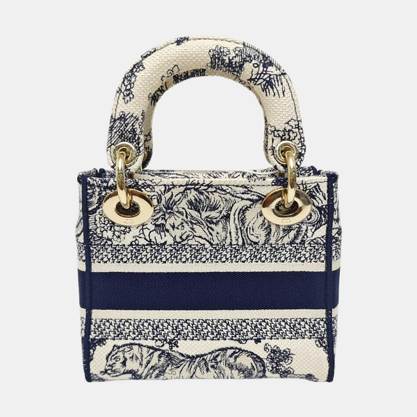 Lady Dior Mini Canvas Multicolor