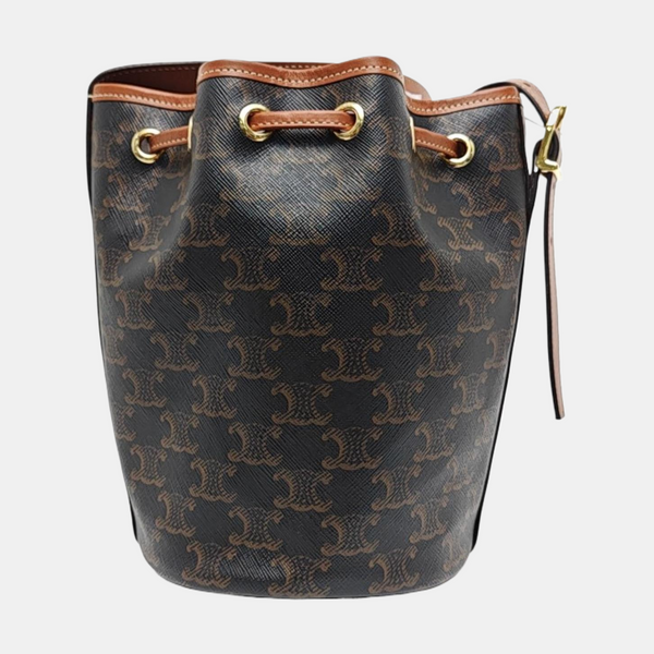 TRIOMPHE CANVAS Small Coated Canvas Brown