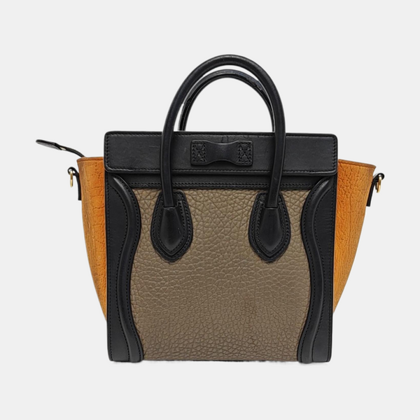 LUGGAGE Nano Calfskin Gray