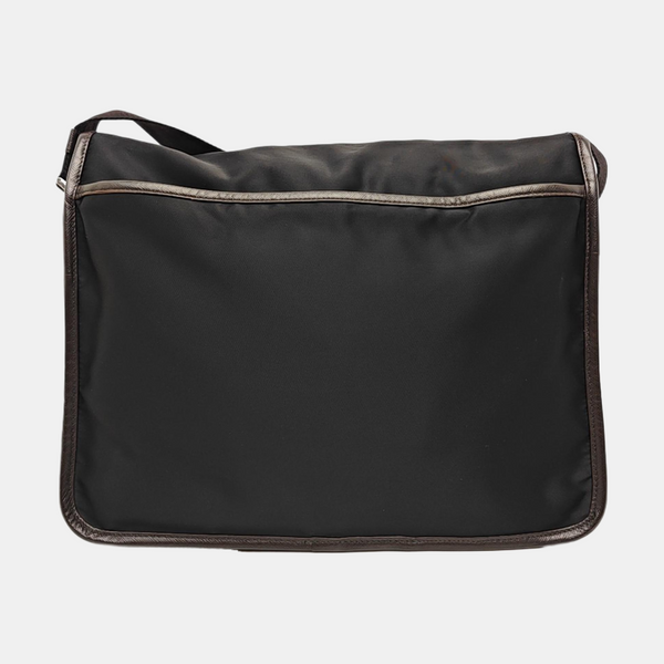 Nylon Shoulder Bag Black