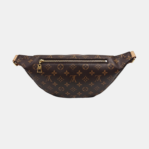 BUMBAG Monogram Coated Canvas Brown